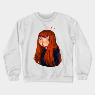 Cute Girl Crewneck Sweatshirt